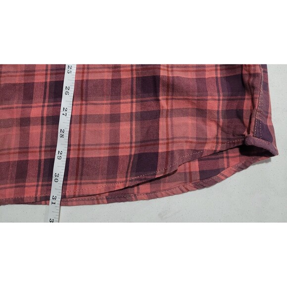 NWT Grayers Classic Plaid Button-Up Short Sleeve Shirt Red 2XL - Picture 4 of 11